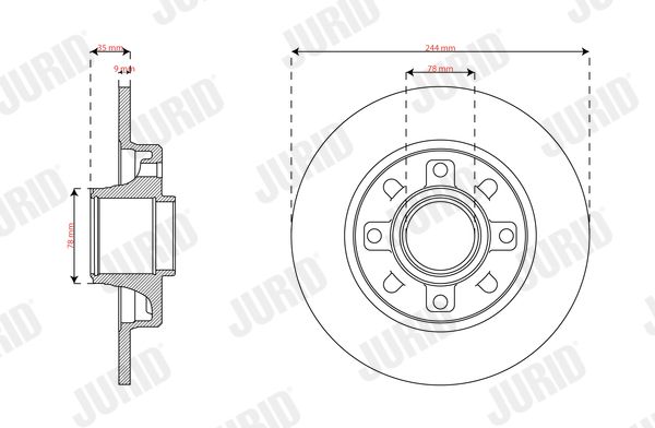 Brake Disc 563402J-1