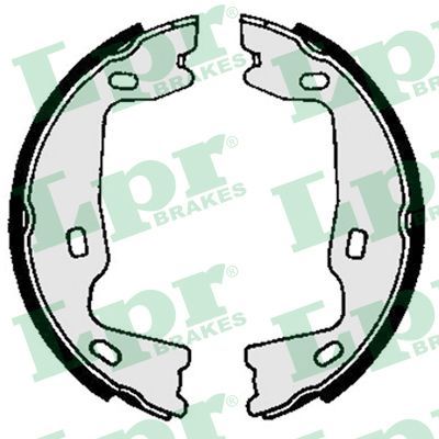 Brake Shoe Set, parking brake 02570