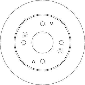 TRW BRAKE DISC - TWIN PACK - TecDoc 2