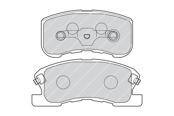 Brake Pad Set, disc brake FDB1501