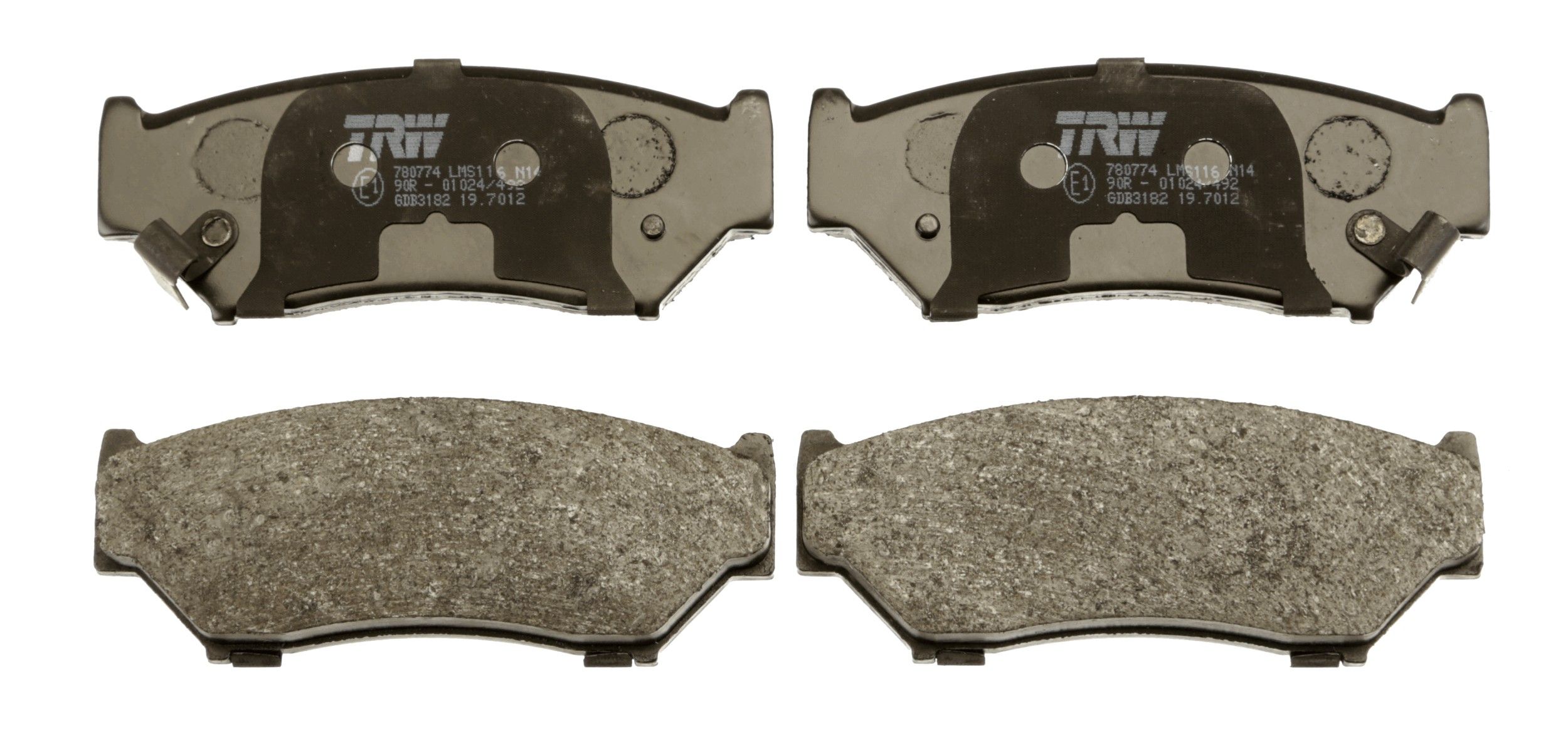 TRW DISC BRAKE PADS - TecDoc 2