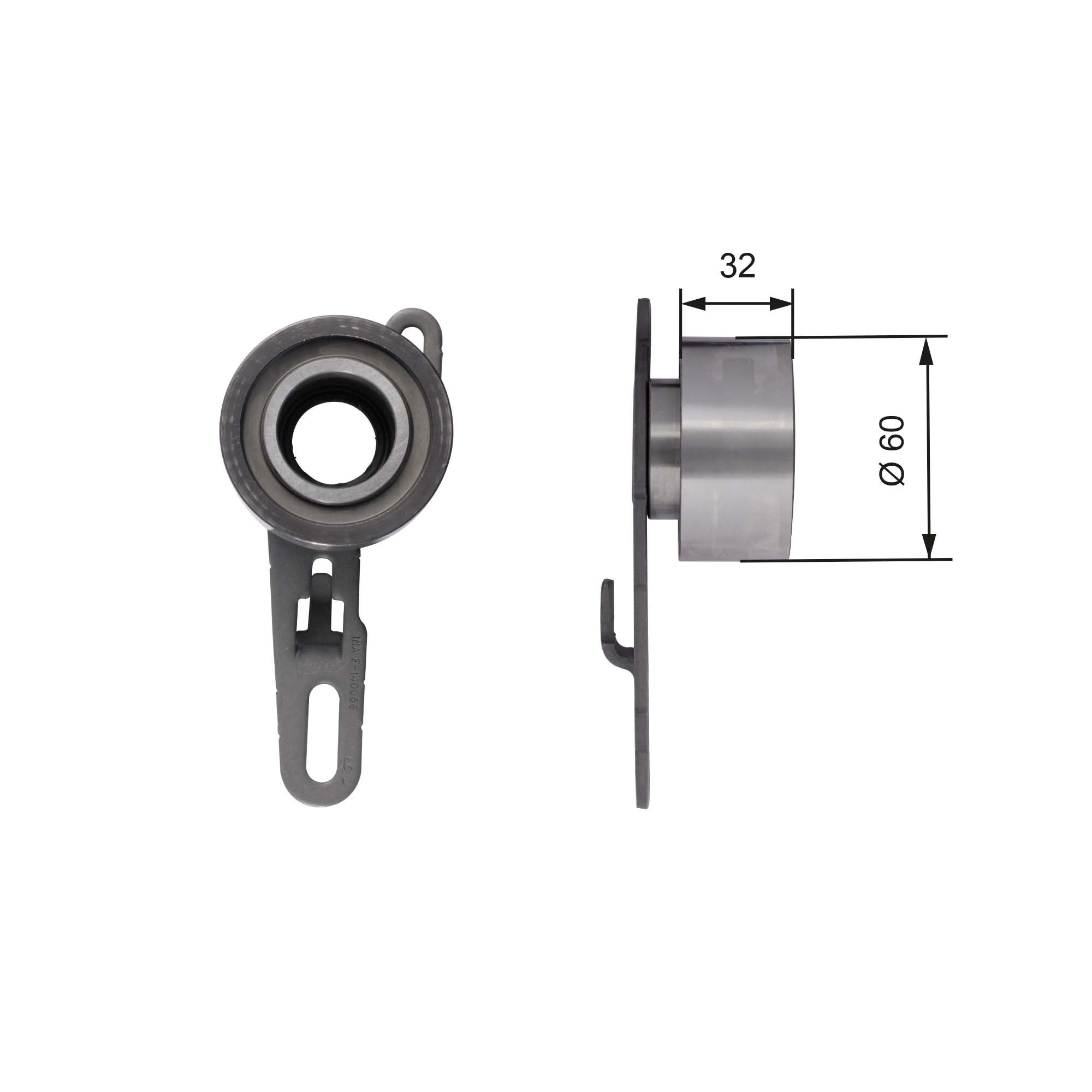 Tensioner Pulley, timing belt T41150