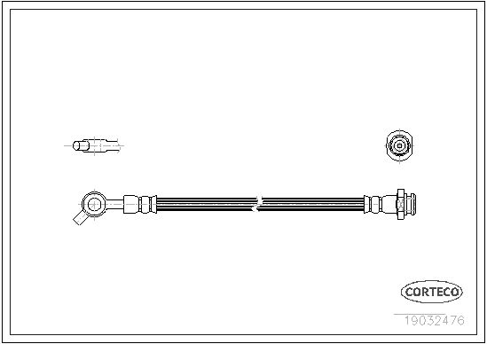 FLEXIBLE DE FREIN NISSAN PATROL  0705