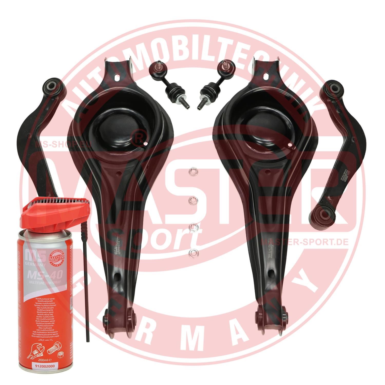 37062/2-KIT-MSP MASTER-SPORT GERMANY PROMO Vezetőkarkészlet, kerékfelfüggesztés