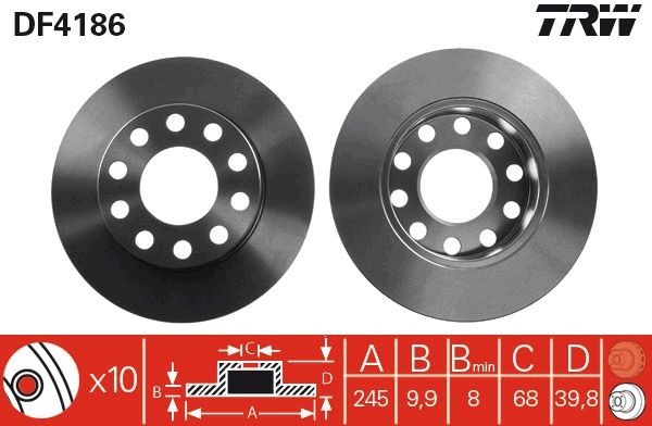 PAIRE DE DISQUES  9900