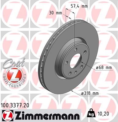 Brake Disc 100.3377.20