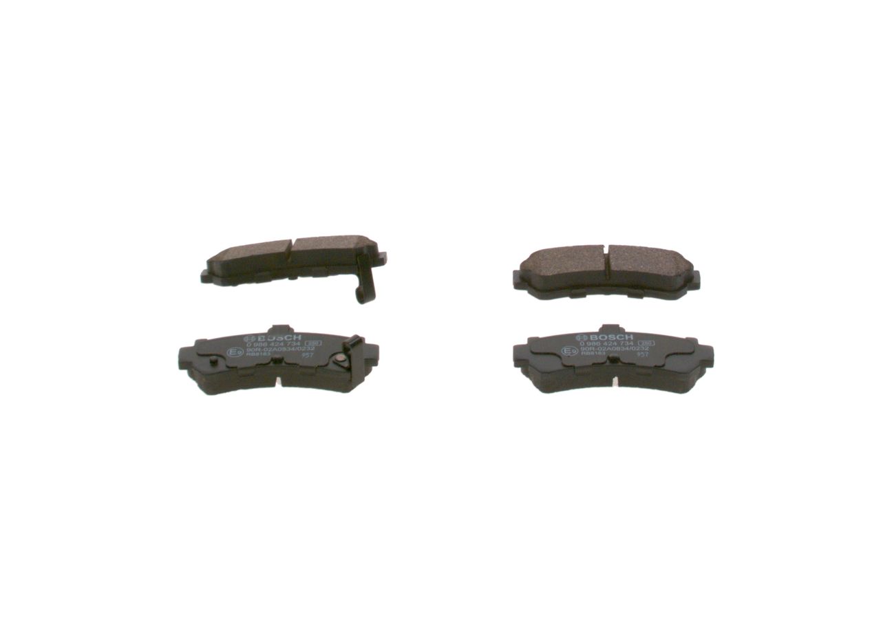 Brake Pad Set, disc brake 0 986 424 734