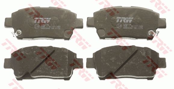 TRW DISC BRAKE PADS - TecDoc 2