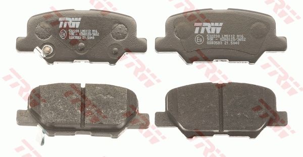 TRW DISC BRAKE PADS - TecDoc 2