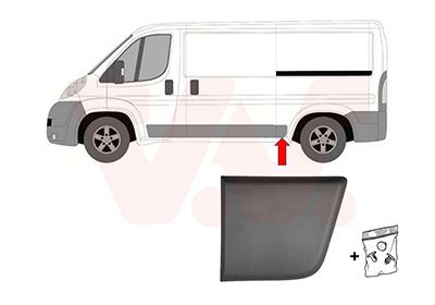 VAN WEZEL 1651417 - Zier-/Schutzleiste, Seitenwand