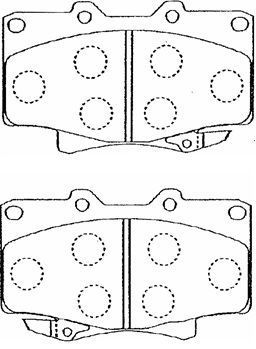 Juego de balatas de freno