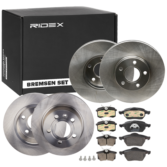 Remmenset, remschijf