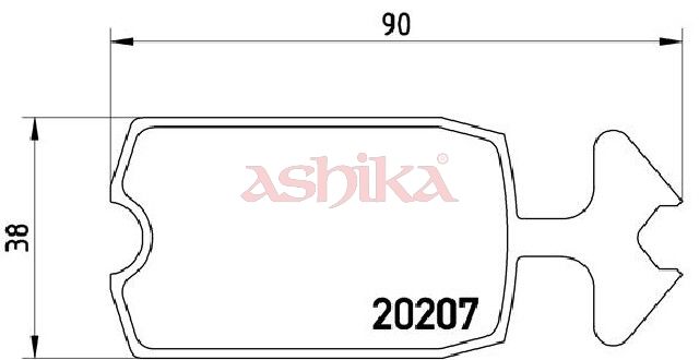 stabdžių trinkelių rinkinys, diskinis stabdys