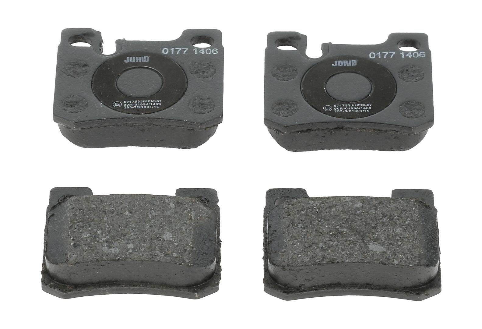 Bremsbelagsatz, Scheibenbremse