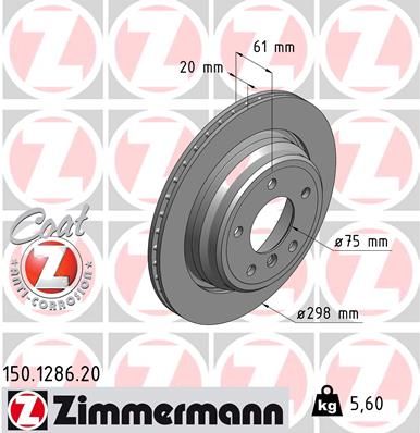 Brake Disc 150.1286.20