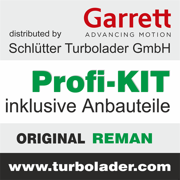 SCHL&Uuml;TTER TURBOLADER 166-01118EOL - Lader, Aufladung