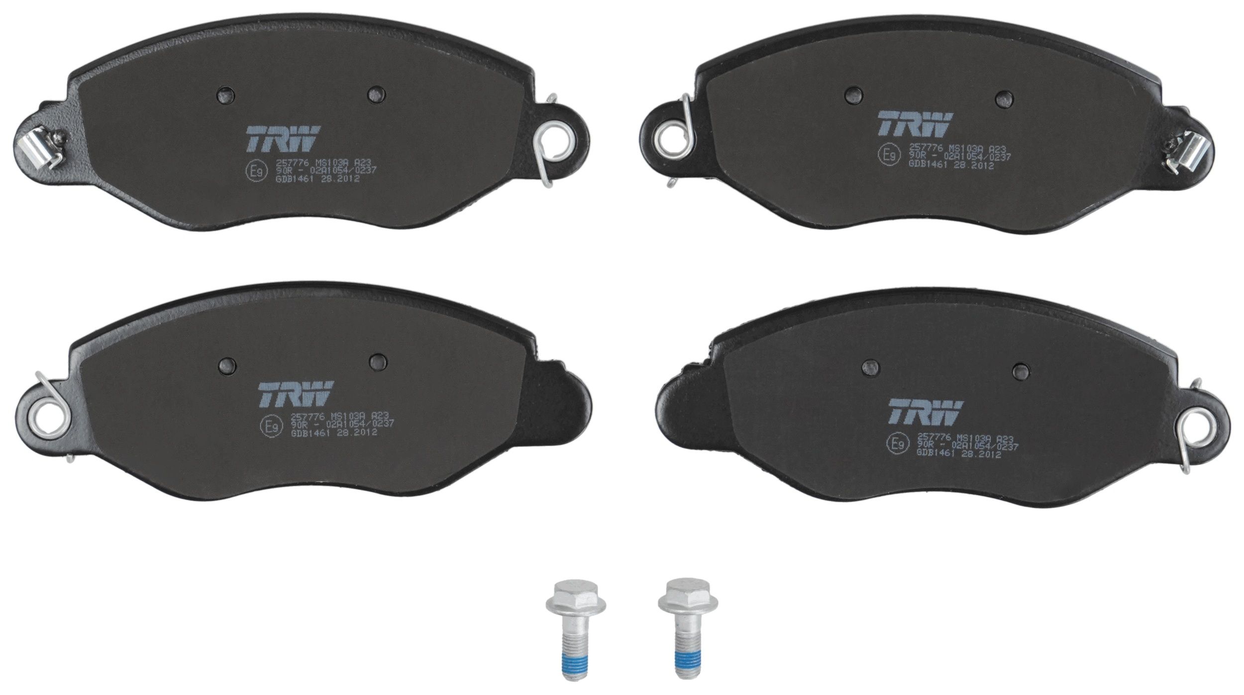 TRW DISC BRAKE PADS - TecDoc 2