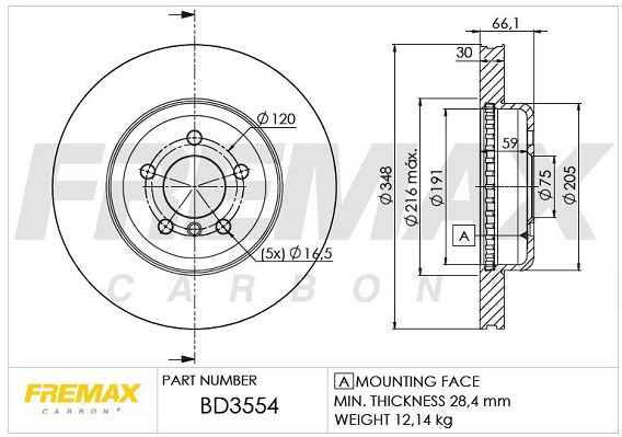 Brake Disc BD-3554