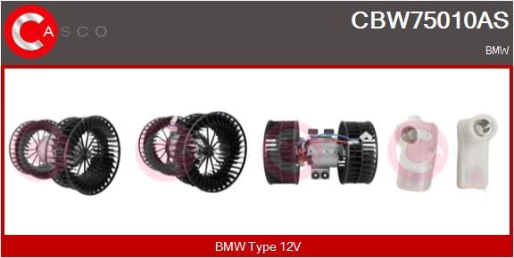 CBW75010AS CASCO Brand New HQ Utastér-ventilátor