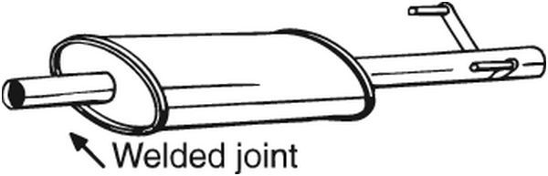 Mittelschalld&auml;mpfer