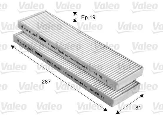 Filter, cabin air 715662