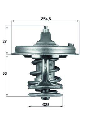 Thermostat, coolant TX 78 83