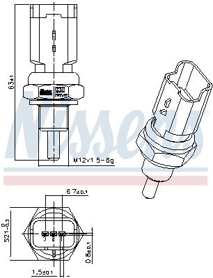 Sensor, K&uuml;hlmitteltemperatur