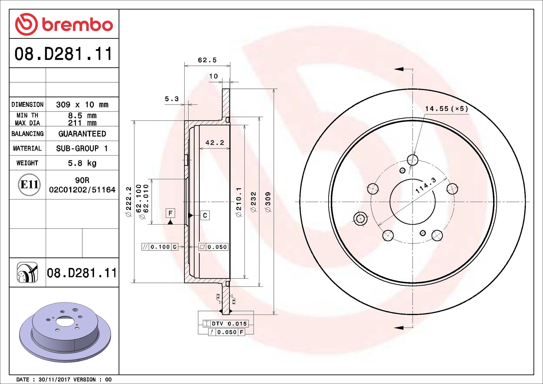 TOYOTA KLUGER 14- (RR) - TecDoc Only