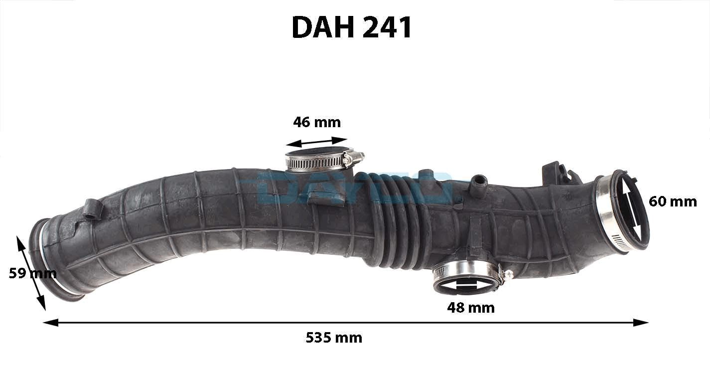 DAYCO AIR INTAKE HOSE HONDA - TecDoc Only