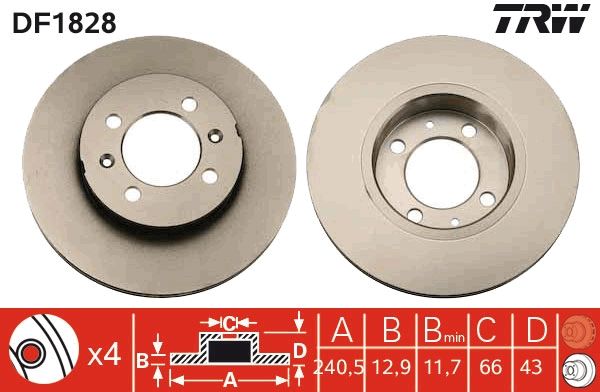 PAIRE DE DISQUES  9900