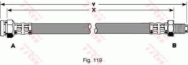 FLEXIBLE DE FREIN  9900