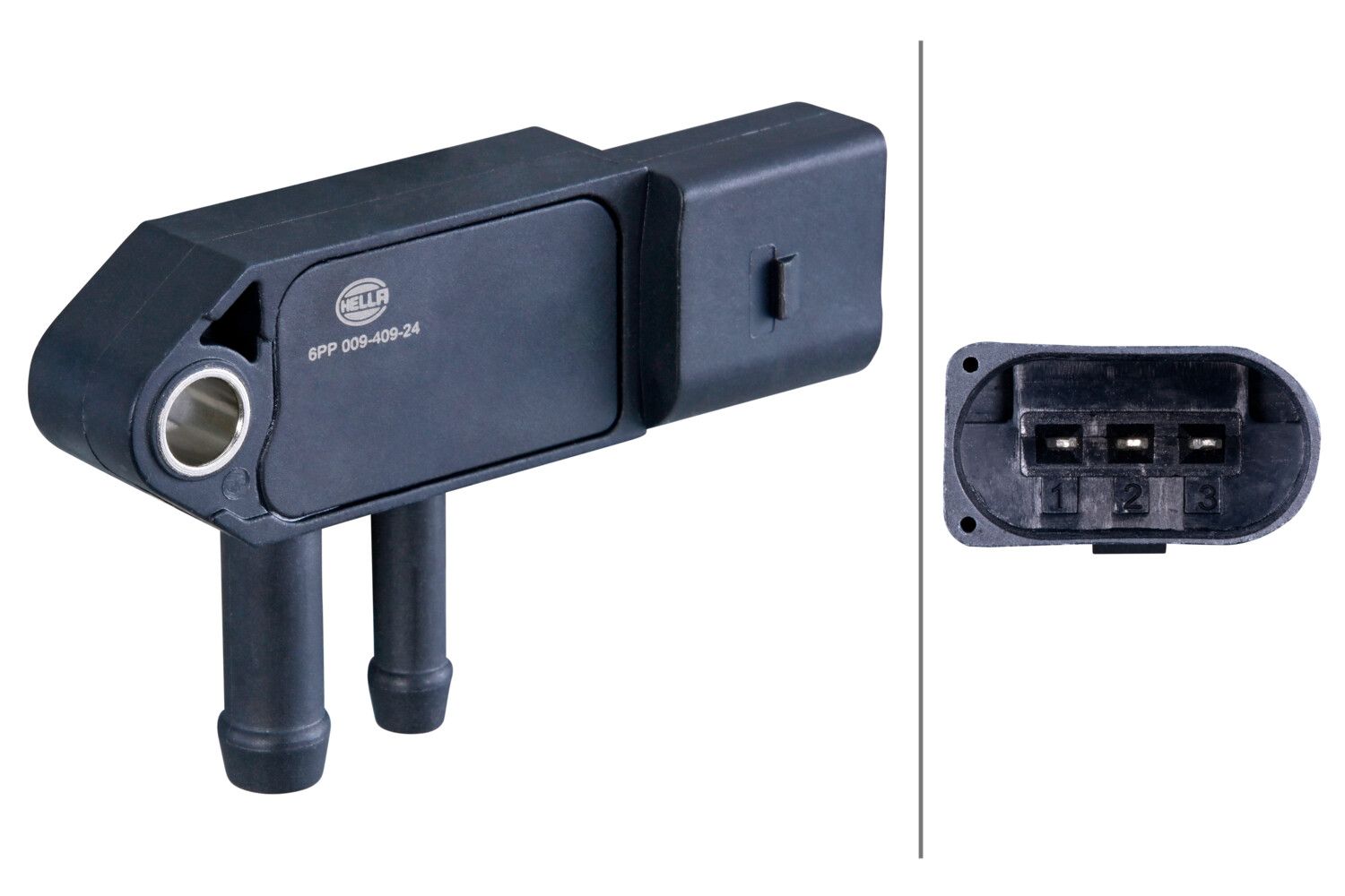 HELLA 6PP 009 409-241 - Sensor, Abgasdruck