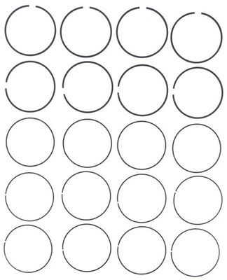Juego de anillo para pistón