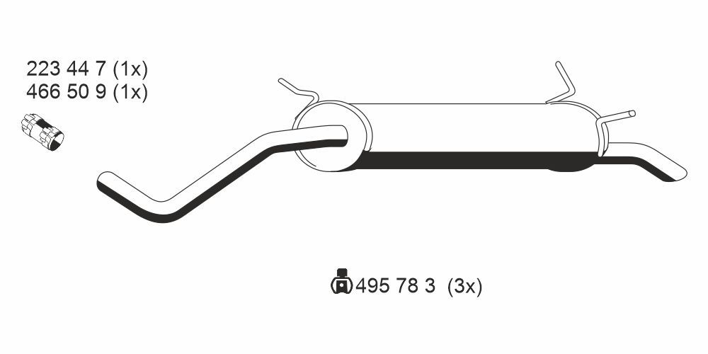 ERNST 530002 - Endschalld&auml;mpfer