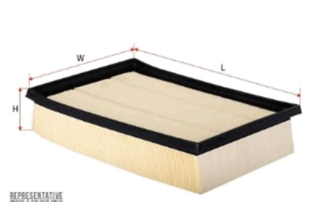 AIR FILTER FITS A1743 WA5152 - TecDoc Only