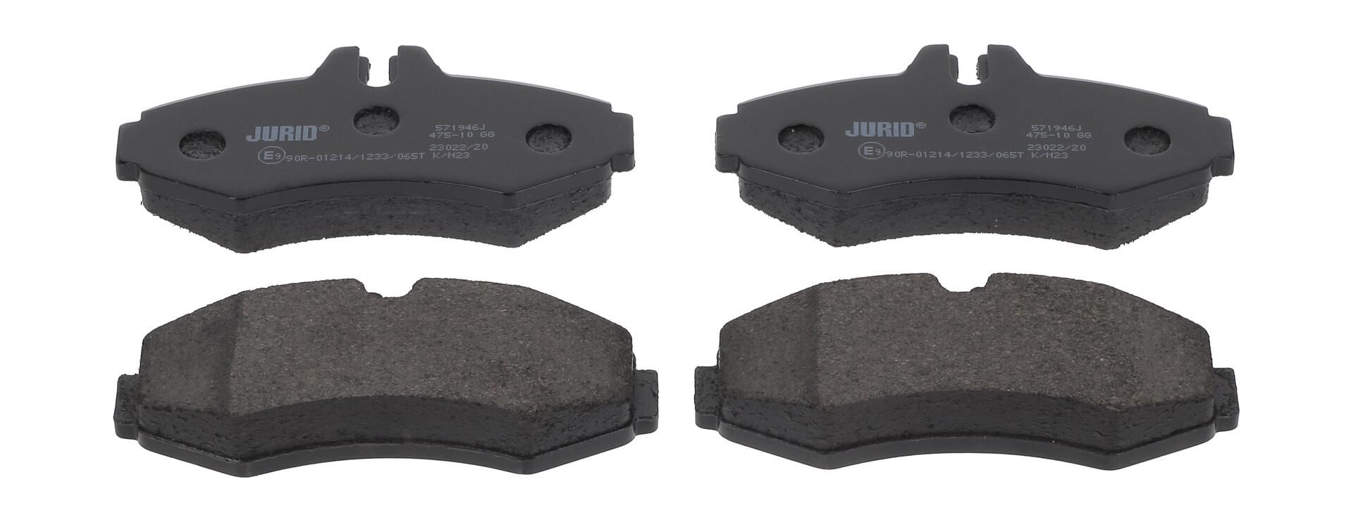 Bremsbelagsatz, Scheibenbremse