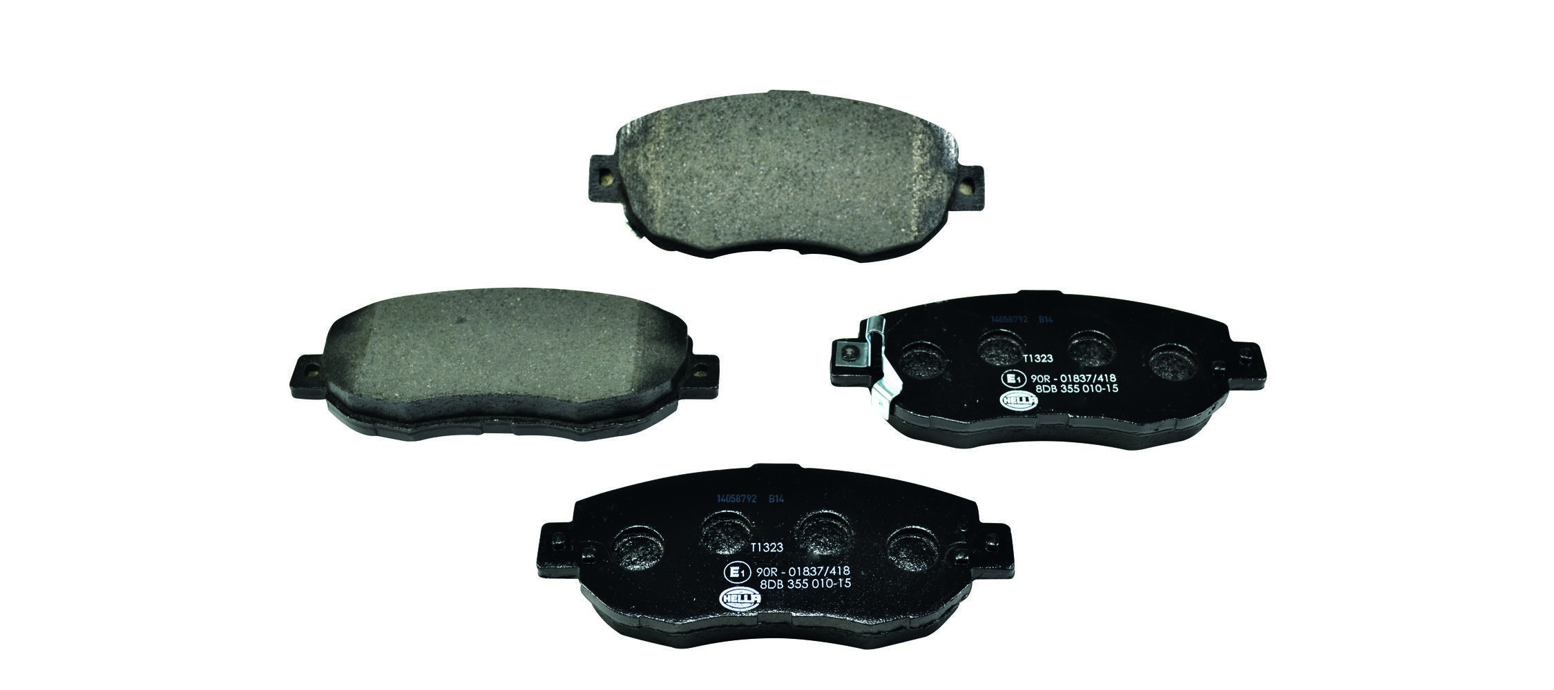 8DB 355 010-151 HELLA fékbetétkészlet, tárcsafék