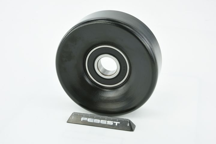 įtempiklio skriemulys, V formos rumbuotas diržas