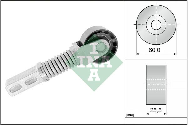 Belt Tensioner, V-ribbed belt 533 0049 20