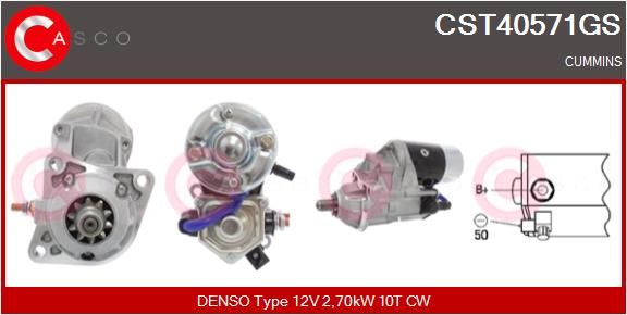 CST40571GS CASCO Genuine önindító