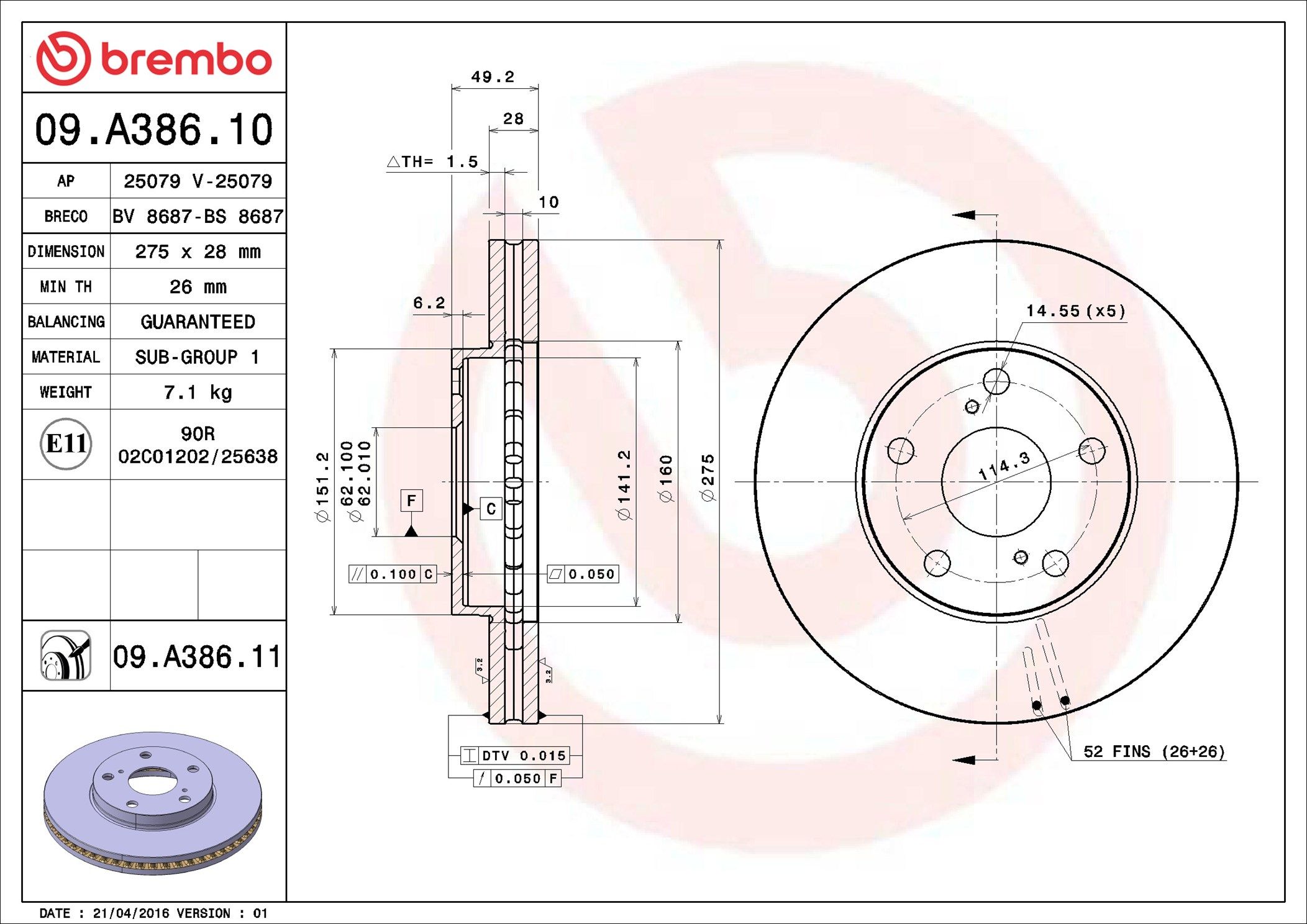 TOYOTA CAMRY ACV30R 01-06 (FRT) - TecDoc 1
