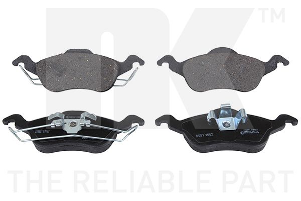 Bremsbelagsatz, Scheibenbremse