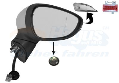 VAN WEZEL 1808828 Exterior Mirror