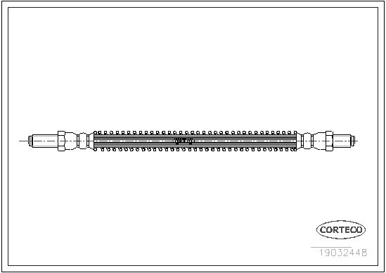 FLEXIBLE DE FREIN JAGUAR DAIMLER  0705