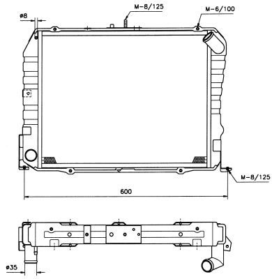 NRF 503962 Radiator, engine cooling