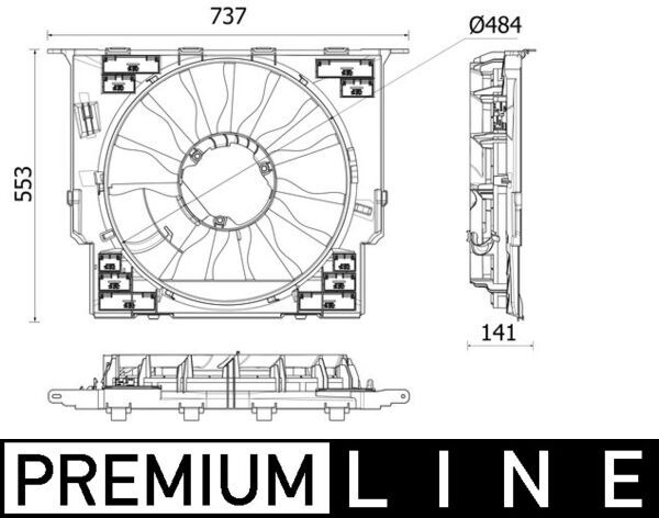Lüfter, Motorkühlung