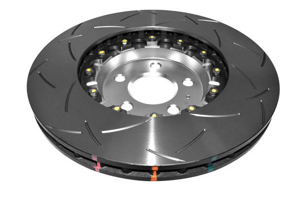 5000 Fully Assembled 2-piece Clear Anodised Hat T3 Slotted KP [ Audi S4 S5 quattro 08-> Q5 quattro 09-> F ] - TecDoc 2