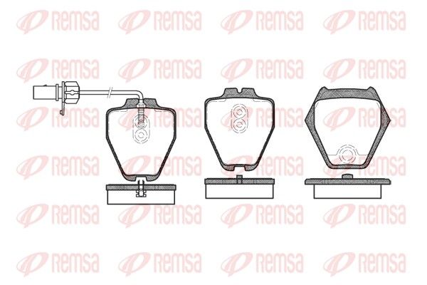 Premium Front Brake Pad Set (8) Premium Front Brake Pad Set (8)