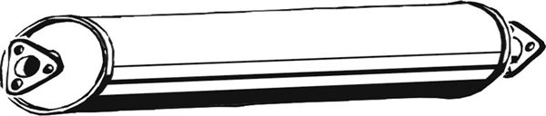 Mittelschalldämpfer