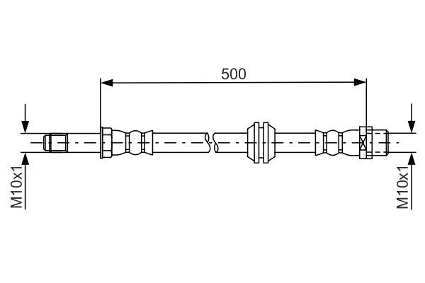 Brake Hose 1 987 481 676